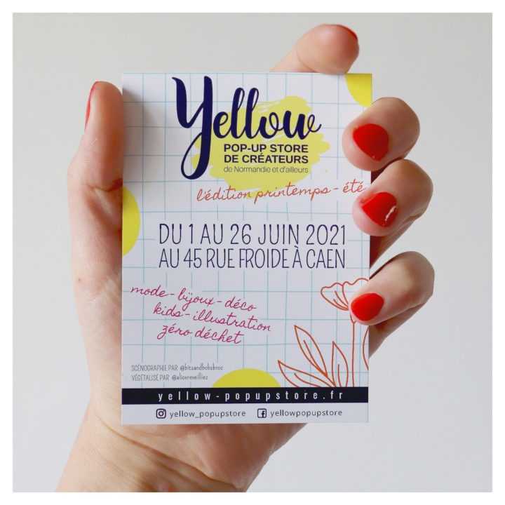 Yellow Pop Up Store chez MYPOP à Caen